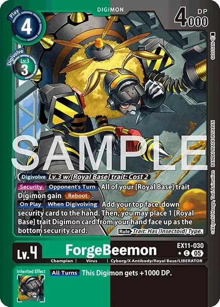 ForgeBeemon &mdash; Digimon Card Game card