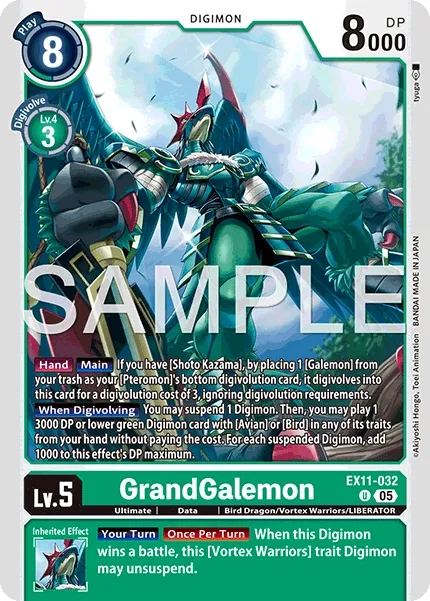 GrandGalemon &mdash; Digimon Card Game card
