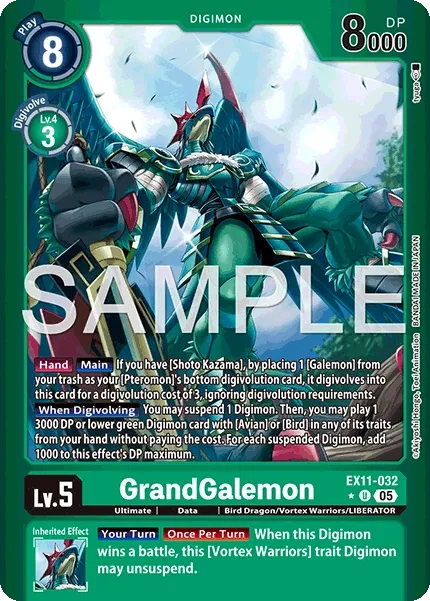 GrandGalemon &mdash; Digimon Card Game card