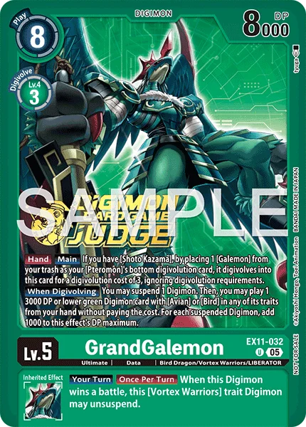 GrandGalemon &mdash; Digimon Card Game card