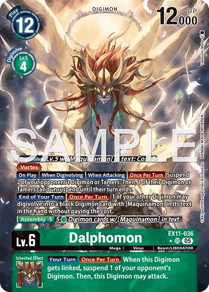 Dalphomon &mdash; Digimon Card Game card