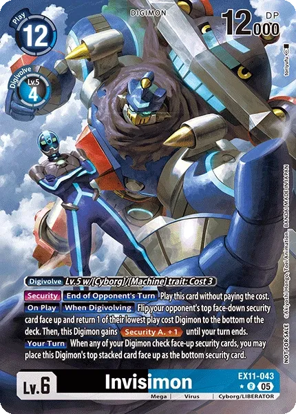 Invisimon &mdash; Digimon Card Game card