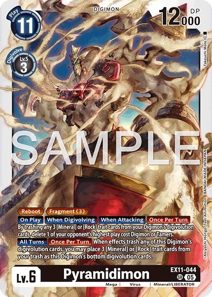 Pyramidimon &mdash; Digimon Card Game card