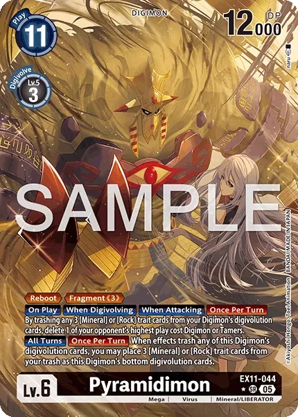 Pyramidimon &mdash; Digimon Card Game card