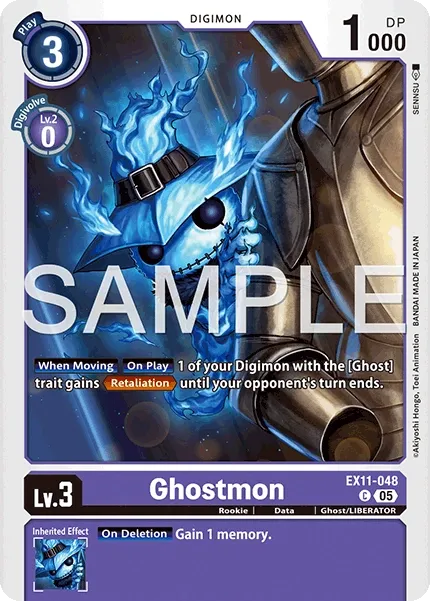 Ghostmon &mdash; Digimon Card Game card
