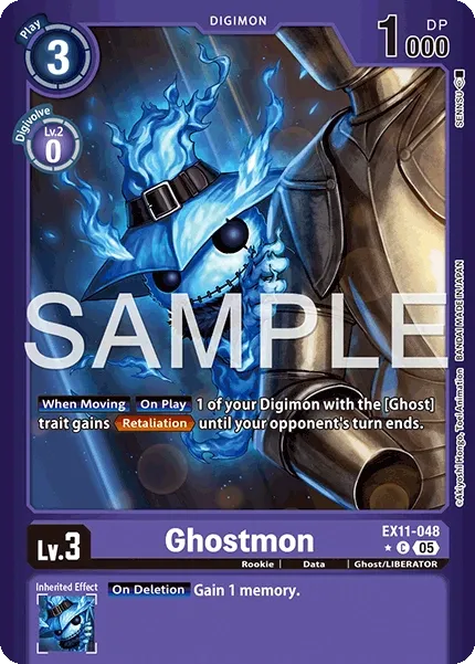 Ghostmon &mdash; Digimon Card Game card