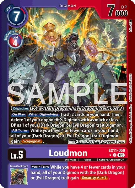 Loudmon &mdash; Digimon Card Game card
