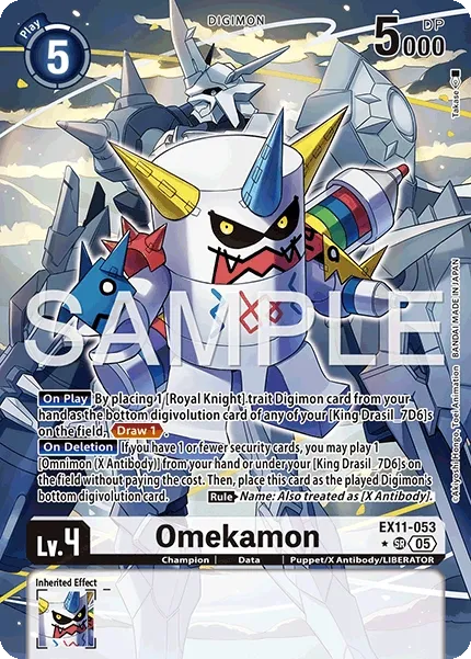 Omekamon &mdash; Digimon Card Game card