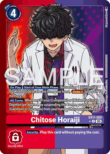 Chitose Horaiji &mdash; Digimon Card Game card