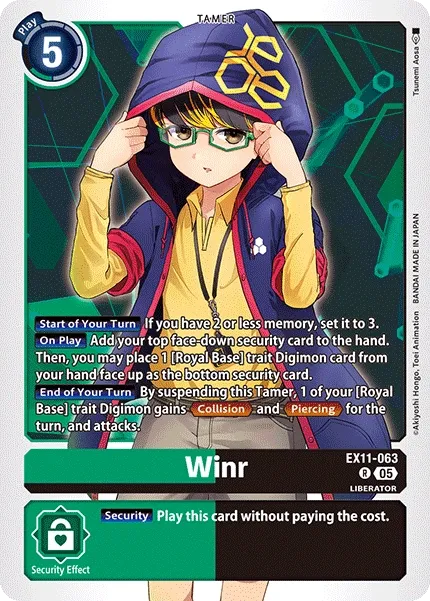 Winr &mdash; Digimon Card Game card