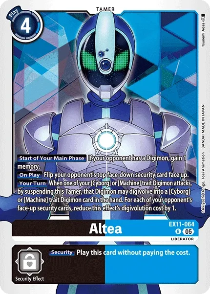 Altea &mdash; Digimon Card Game card