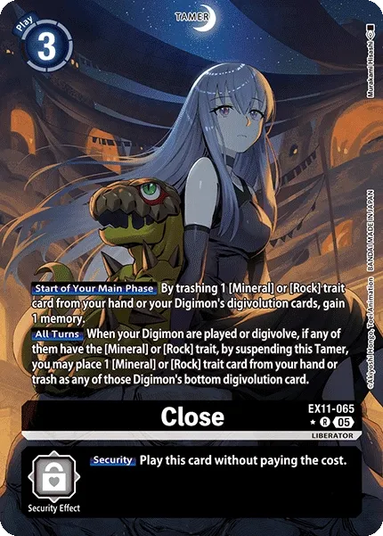 Close &mdash; Digimon Card Game card