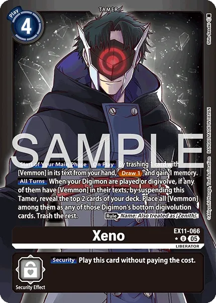 Xeno &mdash; Digimon Card Game card