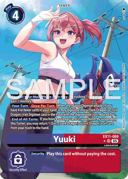 Yuuki &mdash; Digimon Card Game card