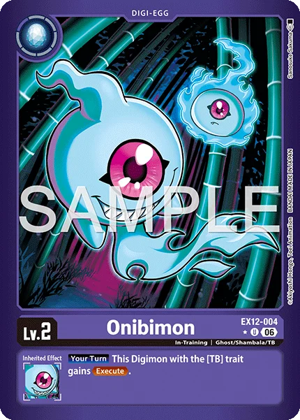 Onibimon &mdash; Digimon Card Game card