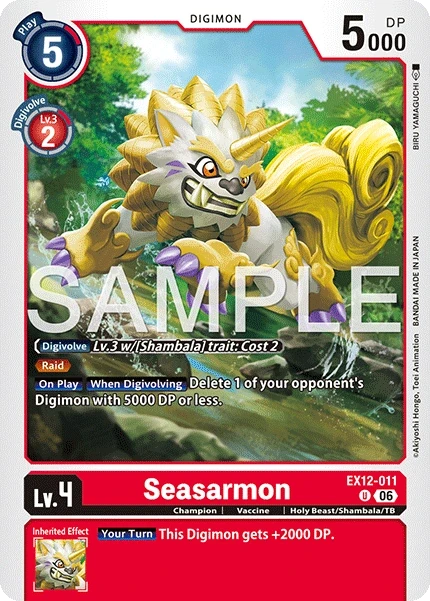 Seasarmon &mdash; Digimon Card Game card