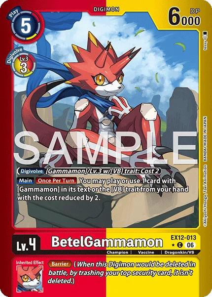 BetelGammamon &mdash; Digimon Card Game card