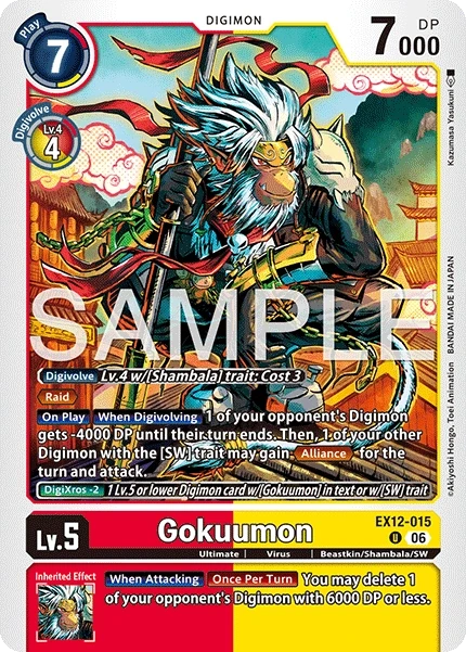 Gokuumon &mdash; Digimon Card Game card