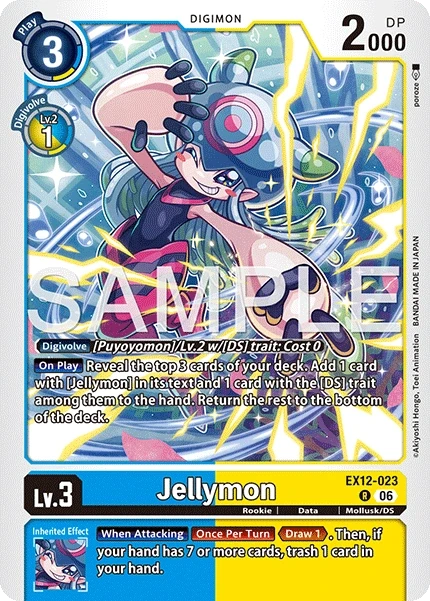 Jellymon &mdash; Digimon Card Game card