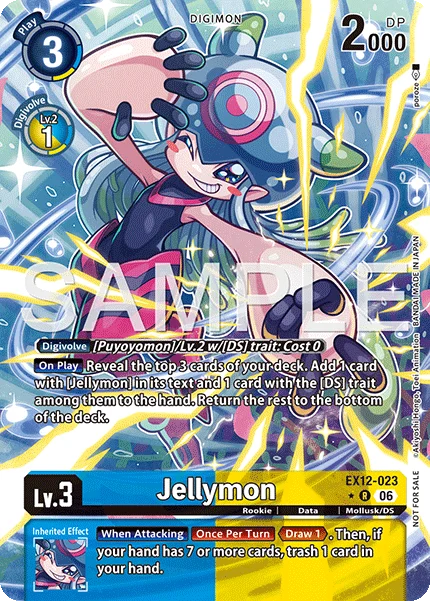 Jellymon &mdash; Digimon Card Game card