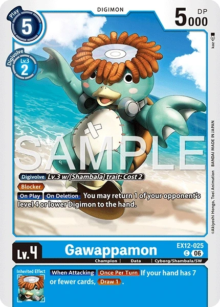Gawappamon &mdash; Digimon Card Game card