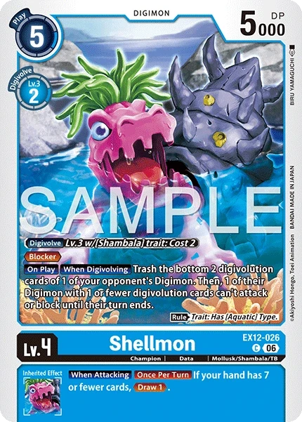 Shellmon &mdash; Digimon Card Game card