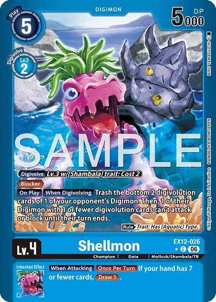 Shellmon &mdash; Digimon Card Game card