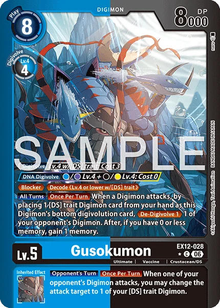 Gusokumon &mdash; Digimon Card Game card