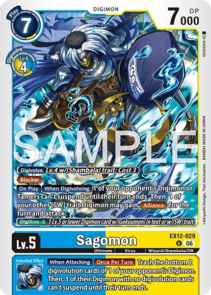 Sagomon &mdash; Digimon Card Game card