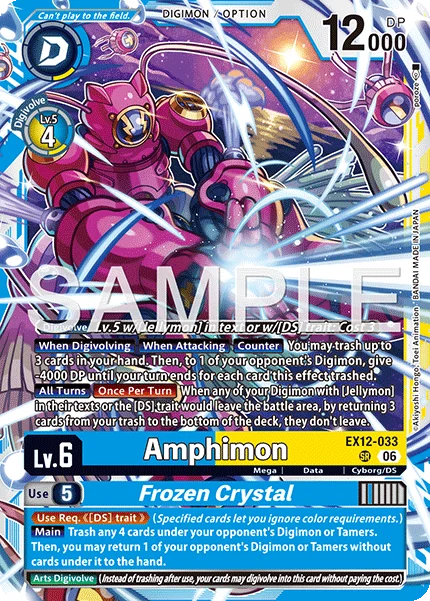 Amphimon &mdash; Digimon Card Game card