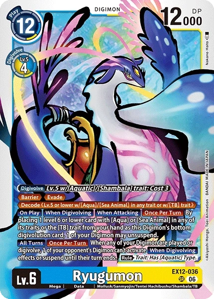 Ryugumon &mdash; Digimon Card Game card