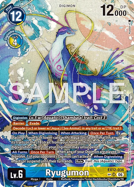 Ryugumon &mdash; Digimon Card Game card