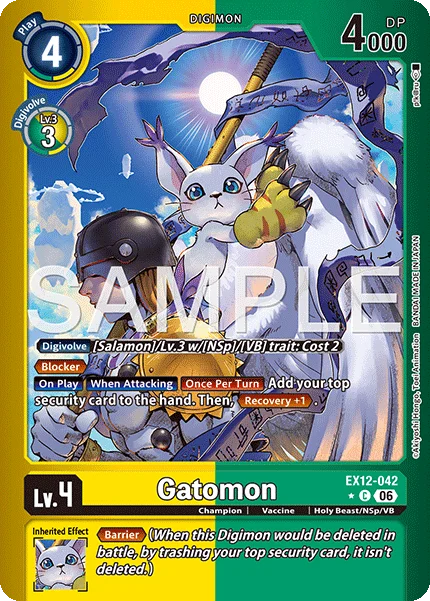 Gatomon &mdash; Digimon Card Game card