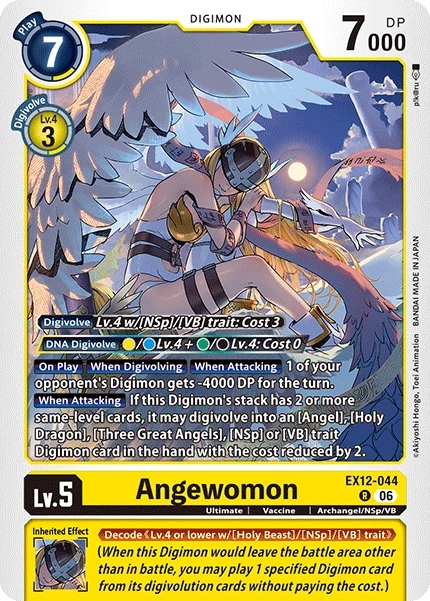 Angewomon &mdash; Digimon Card Game card