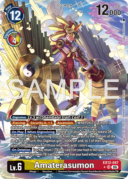 Amaterasumon &mdash; Digimon Card Game card