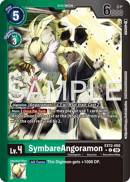 SymbareAngoramon &mdash; Digimon Card Game card