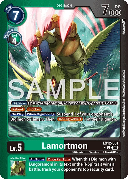 Lamortmon &mdash; Digimon Card Game card