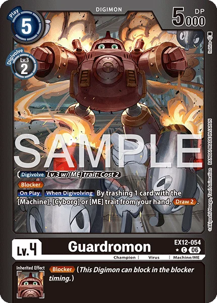 Guardromon &mdash; Digimon Card Game card