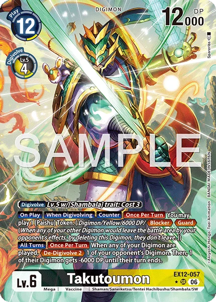 Takutoumon &mdash; Digimon Card Game card