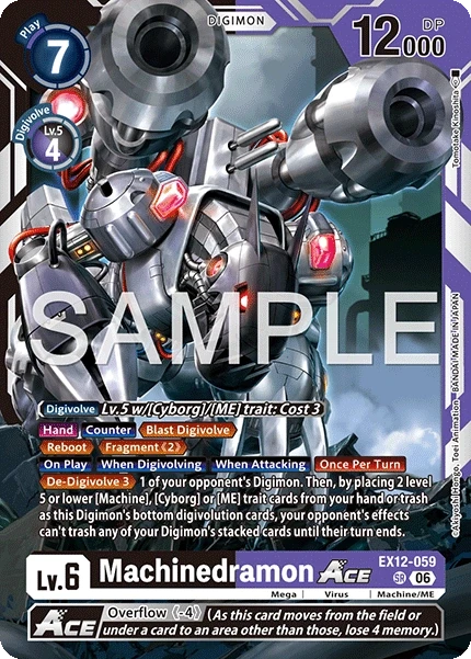 Machinedramon ACE &mdash; Digimon Card Game card