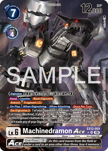 Machinedramon ACE &mdash; Digimon Card Game card