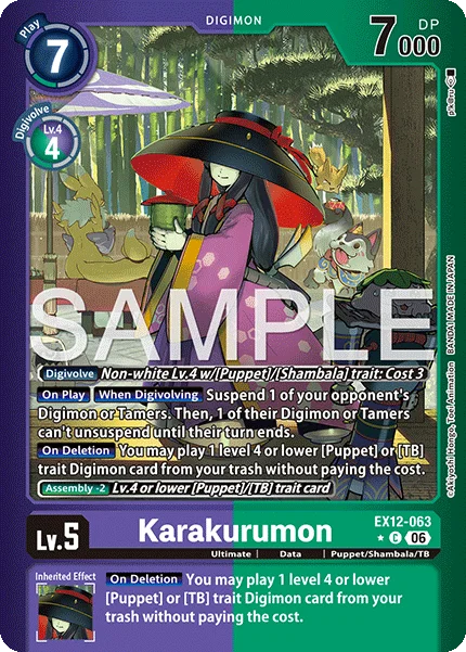 Karakurumon &mdash; Digimon Card Game card