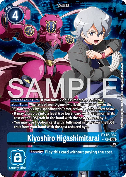 Kiyoshiro Higashimitarai &mdash; Digimon Card Game card