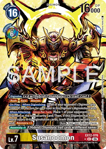 Susanoomon &mdash; Digimon Card Game card