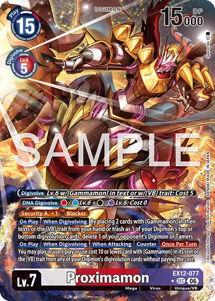 Proximamon &mdash; Digimon Card Game card