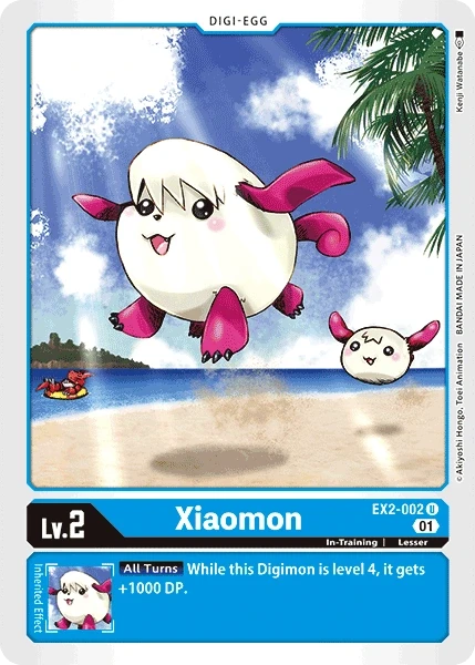 Xiaomon &mdash; Digimon Card Game card