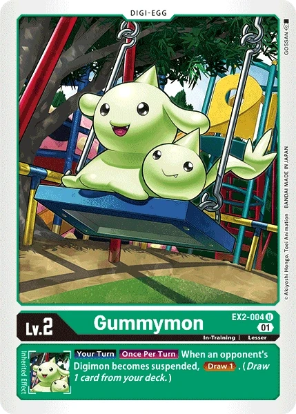 Gummymon &mdash; Digimon Card Game card