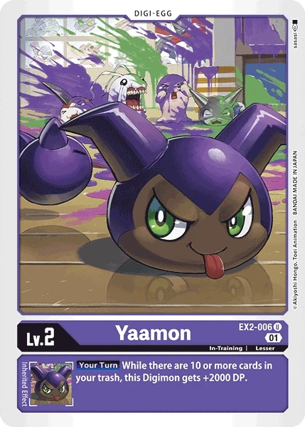 Yaamon &mdash; Digimon Card Game card