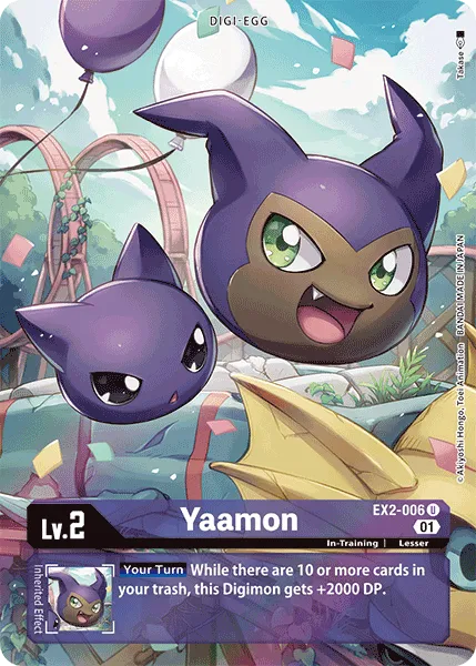 Yaamon &mdash; Digimon Card Game card