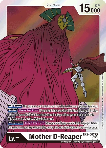 Mother D-Reaper &mdash; Digimon Card Game card